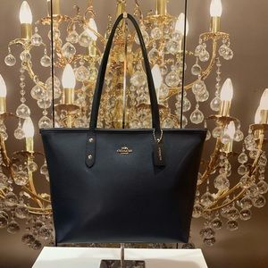 Coach City Tote- Blue (Midnight)